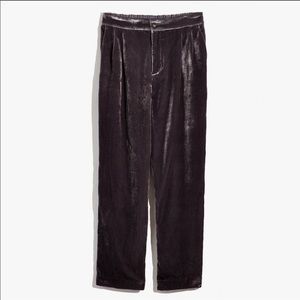 NWT Madewell Velvet Pants
